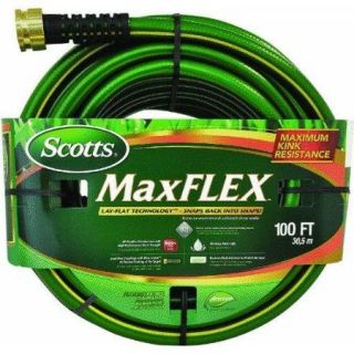 Scotts 5/8" x 100' MaxFlex Hose, Green