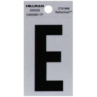The Hillman Group 2 in. Vinyl Letter E 839328