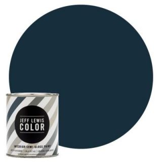 Jeff Lewis Color 1 qt. #JLC316 Ink Blot Semi Gloss Ultra Low VOC Interior Paint 504316