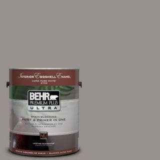 BEHR Premium Plus Ultra 1 gal. #PPU18 16 Elephant Skin Eggshell Enamel Interior Paint 275401