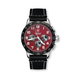 Swiss Army Mens Air Boss Red Dial Automatic Watch  