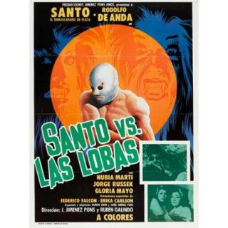 Santo vs. the She Wolves Movie Poster (11 x 17)