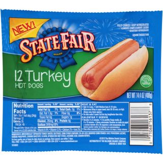 State Fair Turkey Hot Dogs, 12 count, 14.4 oz