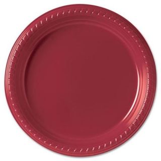 Solo Cups (500 Per Container) 9'' Red Plastic Plates