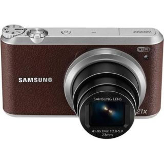 Samsung Brown WB350F Digital Camera with 16.3 Megapixels and 21x Optical Zoom