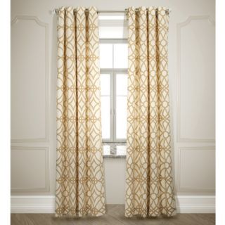LR Resources Harlequin Double Panel Camel Drapes   Curtains
