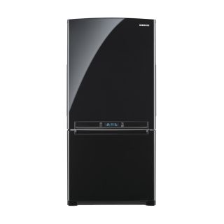 Samsung 18 cu ft Bottom Freezer Refrigerator (Black) ENERGY STAR