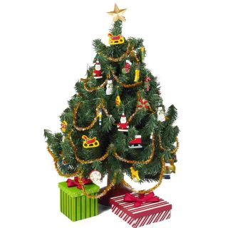 Queens Treasures 18 in. Doll Christmas Tree Kit With Ornaments and Packages Fits 18 Girl Doll Furniture and Accessories   Baby Doll Accessories
