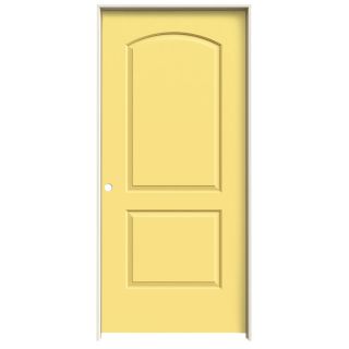 ReliaBilt Marigold Prehung Solid Core 2 Panel Round Top Interior Door (Common: 36 in x 80 in; Actual: 37.562 in x 81.688 in)