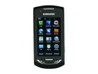 Samsung Monte Black Unlocked GSM Touch Screen Phone with 3.15MP Camera / WiFi / GPS (S5620)