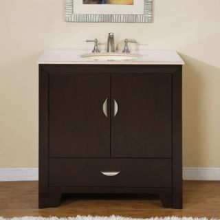 Silkroad Exclusive Ilene 36 Single Bathroom Vanity Set