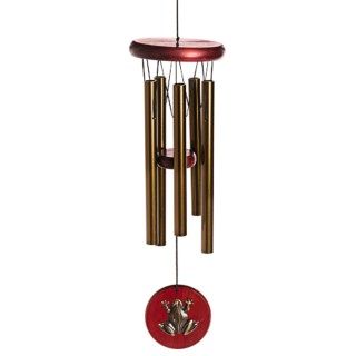 Woodstock Chimes Habitats Collection Frog Wind Chime   17” 8635D 52