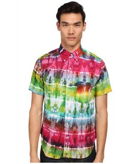 Mark McNairy New Amsterdam Short Sleeve Tie Dye Button Down