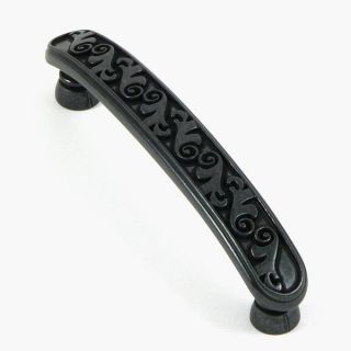 Stone Mill Hardware Antique Black Oakley Cabinet Pull  