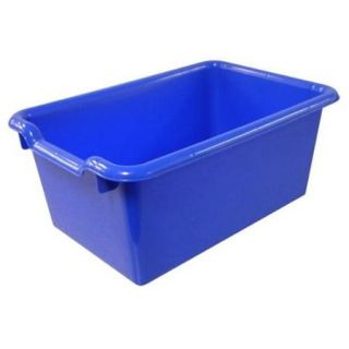 Early Childhood Resource ELR 0482 BL Tote Bin with Scoop Front   Blue