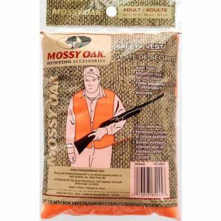 Mossy Oak Blaze Orange Safety Vest