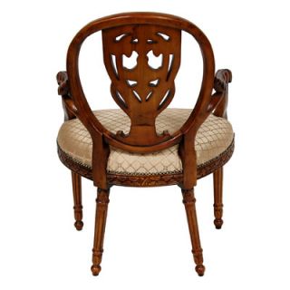 Oriental Furniture Queen Victoria Arm Chair