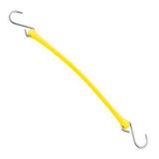 The Perfect Bungee 13 in. Polyurethane Bungee Strap with Galvanized S Hooks (Overall Length: 18 in.) B18Y