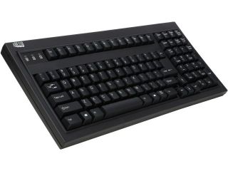 Adesso Compact Mechanical USB and PS/2 Keyboard (MKB 125B)