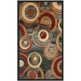 Safavieh Lyndhurst Rectangular Gray Geometric Woven Accent Rug (Common: 2 ft x 4 ft; Actual: 27 in x 48 in)