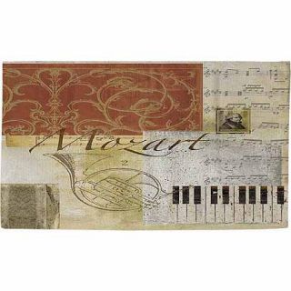 Thumbprintz Classic Composers Mozart Rug, 22.5" x 37"