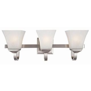 Design House Torino 3 Light Satin Nickel Vanity Light 514760