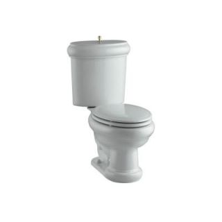 KOHLER Revival 2 piece 1.6 GPF Elongated Toilet in Ice Grey K 3555 AF 95