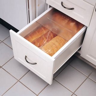 Rev a Shelf Bread Drawer Cover with Rails   Kitchen Storage & Organization