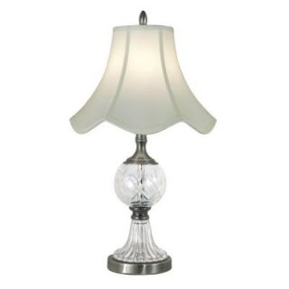 Dale Tiffany 22.75 in. Hudson Antique Pewter Table Lamp GT10356