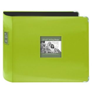 Pioneer Jumbo 3 ring Bright Green Scrapbook Binder with Bonus Refill