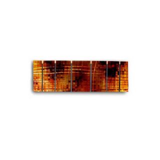 All My Walls 48 in W x 138 in H Abstract Metal Wall Art