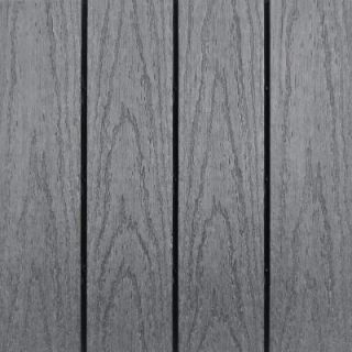 NewTechWood UltraShield Naturale 1 ft. x 1 ft. Outdoor Composite Quick Deck Tile in Westminster Gray (10 sq. ft. per box) US QD ZX GY