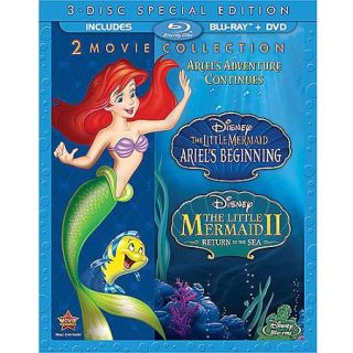 The Little Mermaid II: Return To The Sea / The Little Mermaid: Ariel's Beginning (Blu ray + DVD) (Widescreen)