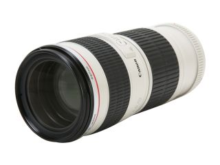Canon 2578A002 EF 70 200mm f/4L USM Telephoto Zoom Lens White