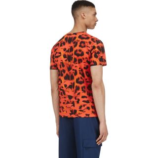 Katie Eary Vermilion Leopard & Camo T Shirt