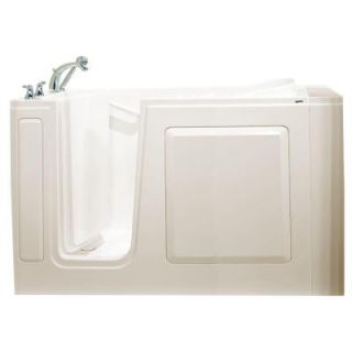 Safety Tubs Value Series 51 in. x 31 in. Walk In Soaking Tub in Biscuit SSA5131LS BC   Mobile