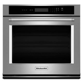 KitchenAid Single Electric Wall Oven (Stainless Steel) (Common: 27 in; Actual 27 in)