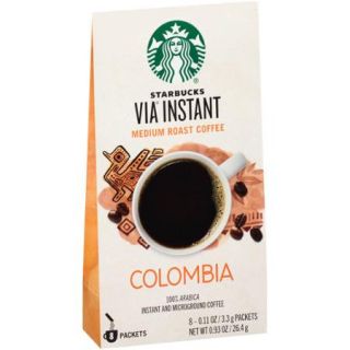 Starbucks VIA Colombia Coffee, 8ct