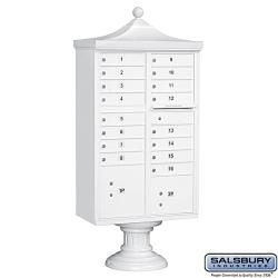 Salsbury Regency Decorative Cluster Pedestal Mail Box Unit   USPS