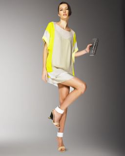 Diane von Furstenberg Umeki Colorblock Shift Dress