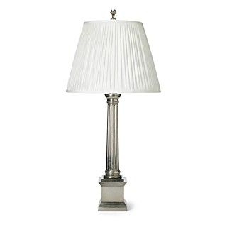 Ralph Lauren Regency Silverplate Column Table Lamp