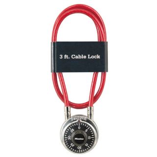 Combination Padlock and Cable by Master Lock
