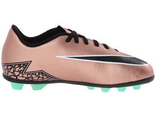 Nike Kids Jr Hypervenom Phade II FG R Soccer (Little Kid/Big Kid) Metallic Red Bronze/Green Glow/White/Black