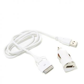 30 Pin Charging Cable for Apple Devices with Car Charger   7575473