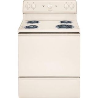 Hotpoint 5.0 cu. ft. Electric Range in Bisque RB525DHCC