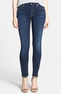 7 For All Mankind® Slim Illusion Luxe Ankle Skinny Jeans (Medium Heritage)