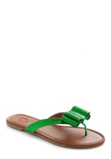 Green Girl Squad Sandal  Mod Retro Vintage Sandals