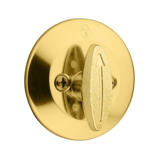 Kwikset 660 Series Polished Brass Single Cylinder Deadbolt