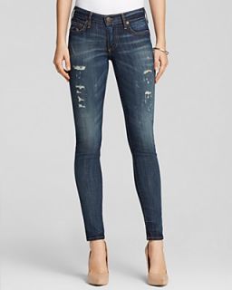 True Religion Jeans   Halle Mid Rise Skinny in Broken Places