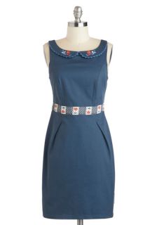 True Blue Love Dress  Mod Retro Vintage Dresses